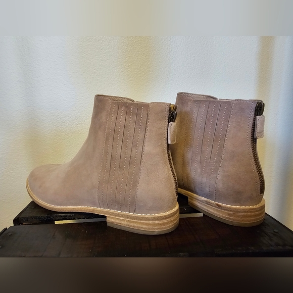 Eileen Fisher Rich Suede Booties - Picture 2 of 6